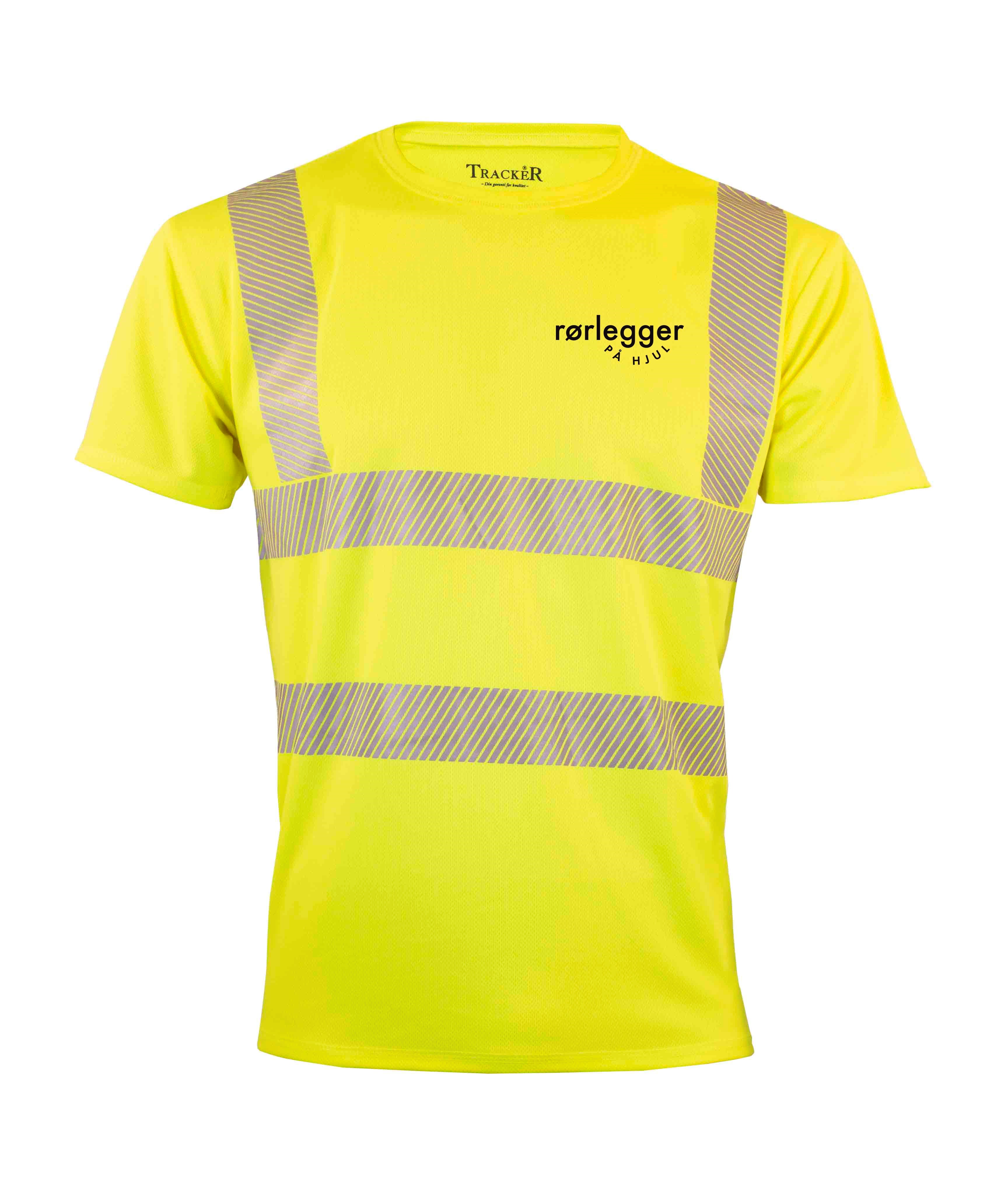 Synlighets T-shirt gul